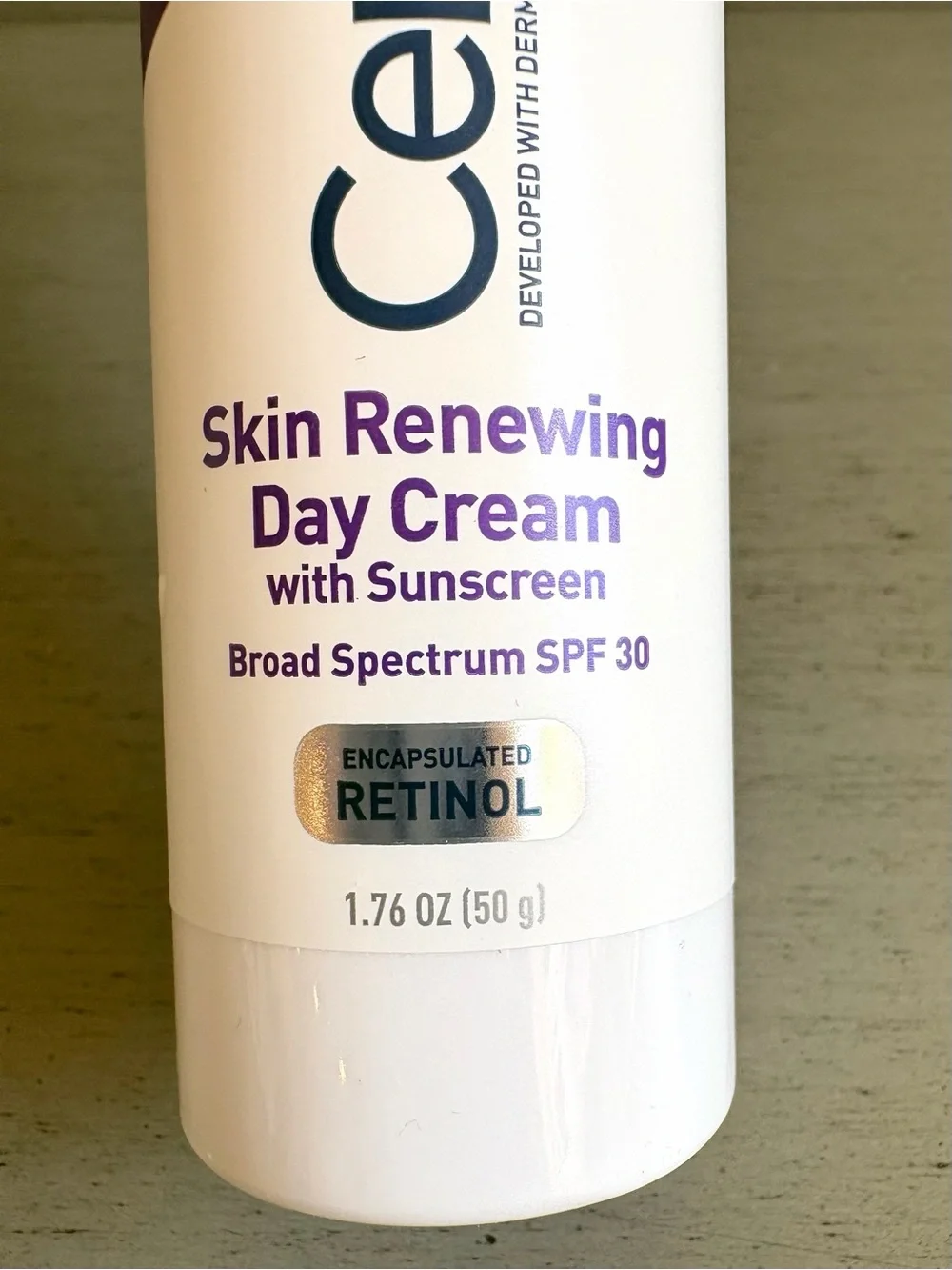 CeraVe Skin Renewing Day Cream SPF 30 Anti- Aging Face Moisturizer Retinol